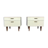 Pair of vintage bedside table bedside tables