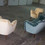 Organic year 50-60 club chairs pair