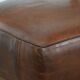 Set of 2 vintage design cocktail chairs/armchairs made of sheepskin leather