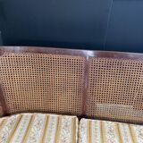 Wooden sofa and cannage