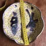 Empty pocket or cup in handmade glazed ceramic