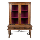 Vente d'une vitrine en chêne massif style Henri II / néo-Renaissance