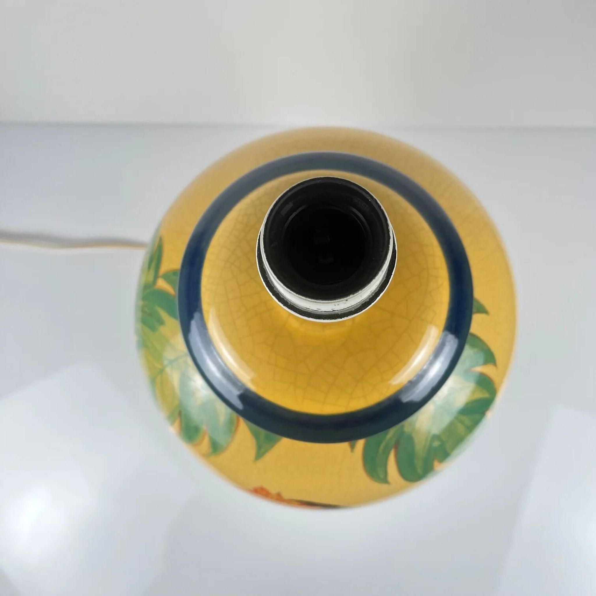 Large ceramic table lamp signed L. Drimmer – 1950s/60s