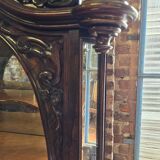 Dutch mahogany display case