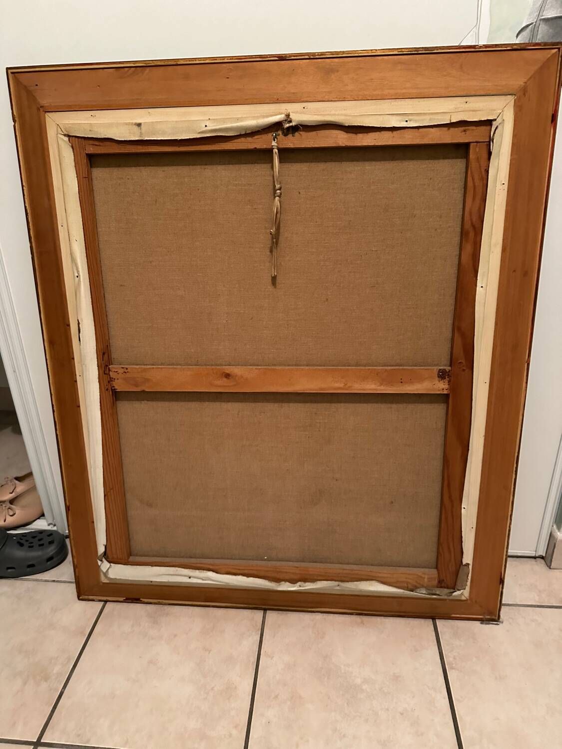 Canvas Painter Boul, French Painter. Measures Painting 91x78 And Canvas 78x60