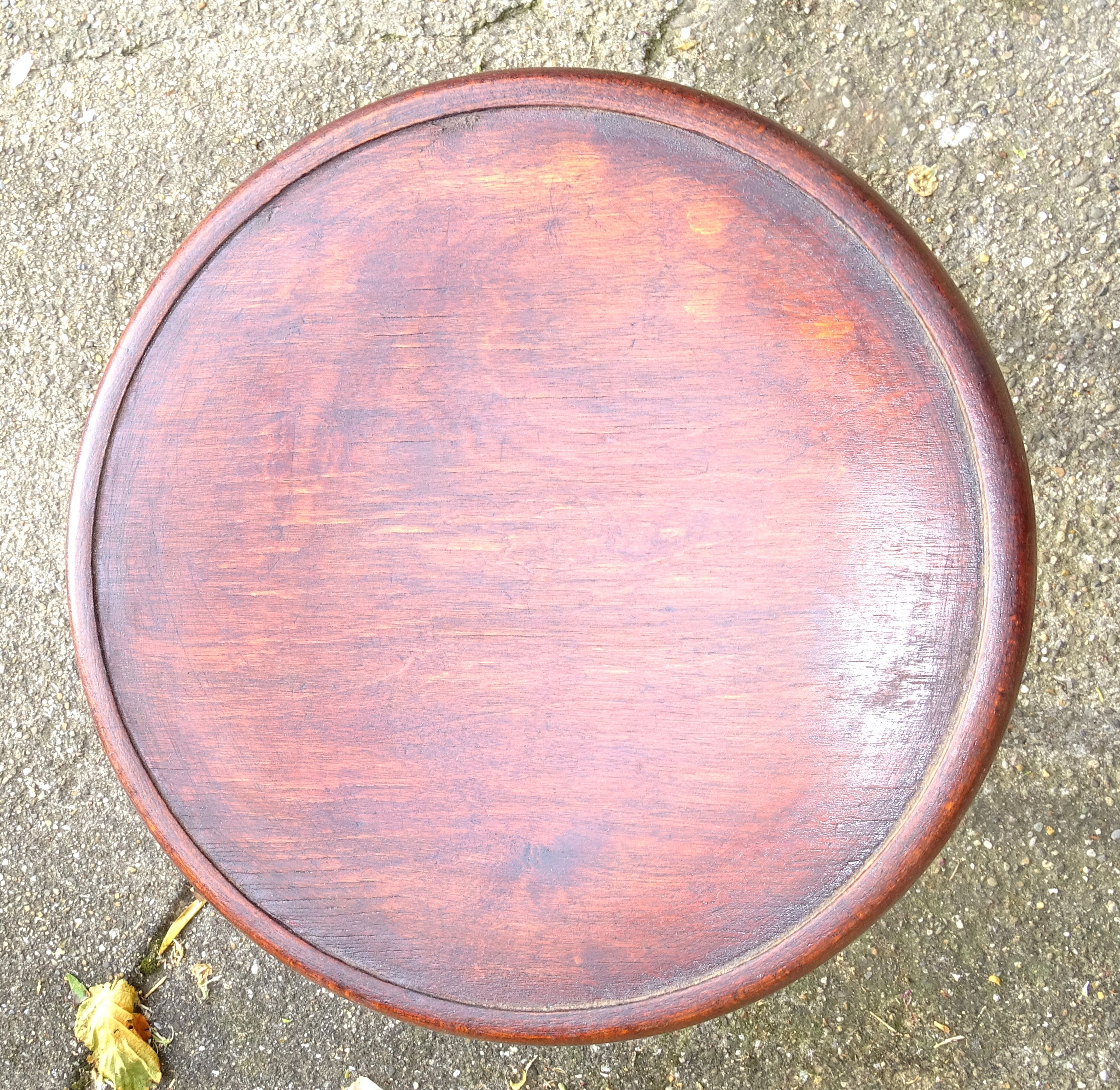 1925 mahogany bistro stool