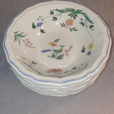 Ramekins cups gien decoration birds of paradise