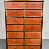 Empire notary cardboard furniture in mahogany