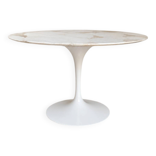 Table à manger Tulip Knoll International – Marbre – Ø 137 cm