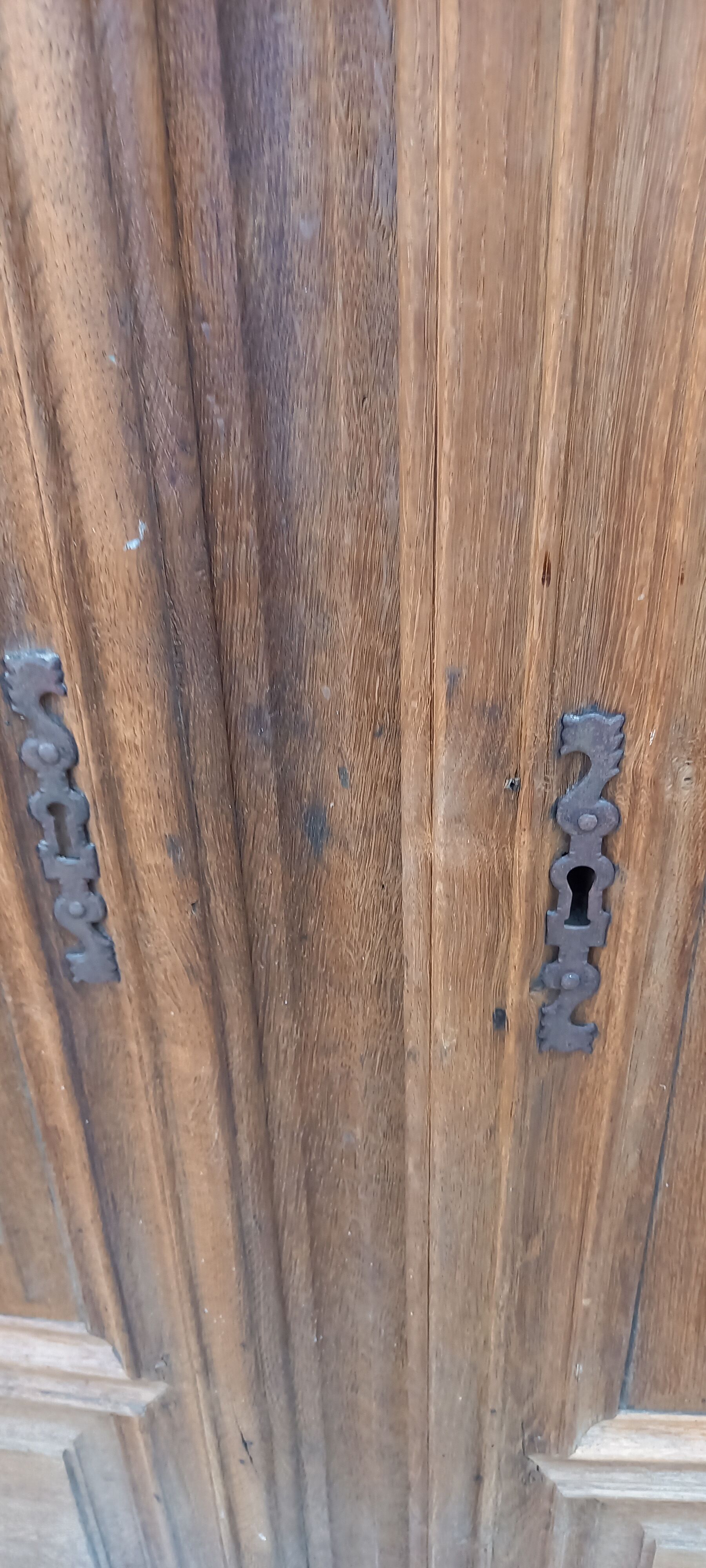 Portes d'armoire en chêne