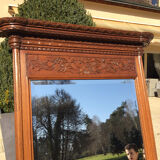 Oak mirror