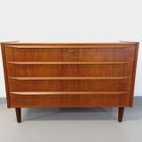 Vintage Scandinavian teak chest of drawers from the 60s