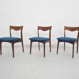 Set of 3 rosewood "AWA" dining chairs, the Netherlands 1950's
