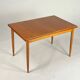 Vintage Cherrywood Dining Table Extendable 1960s Mid-Century