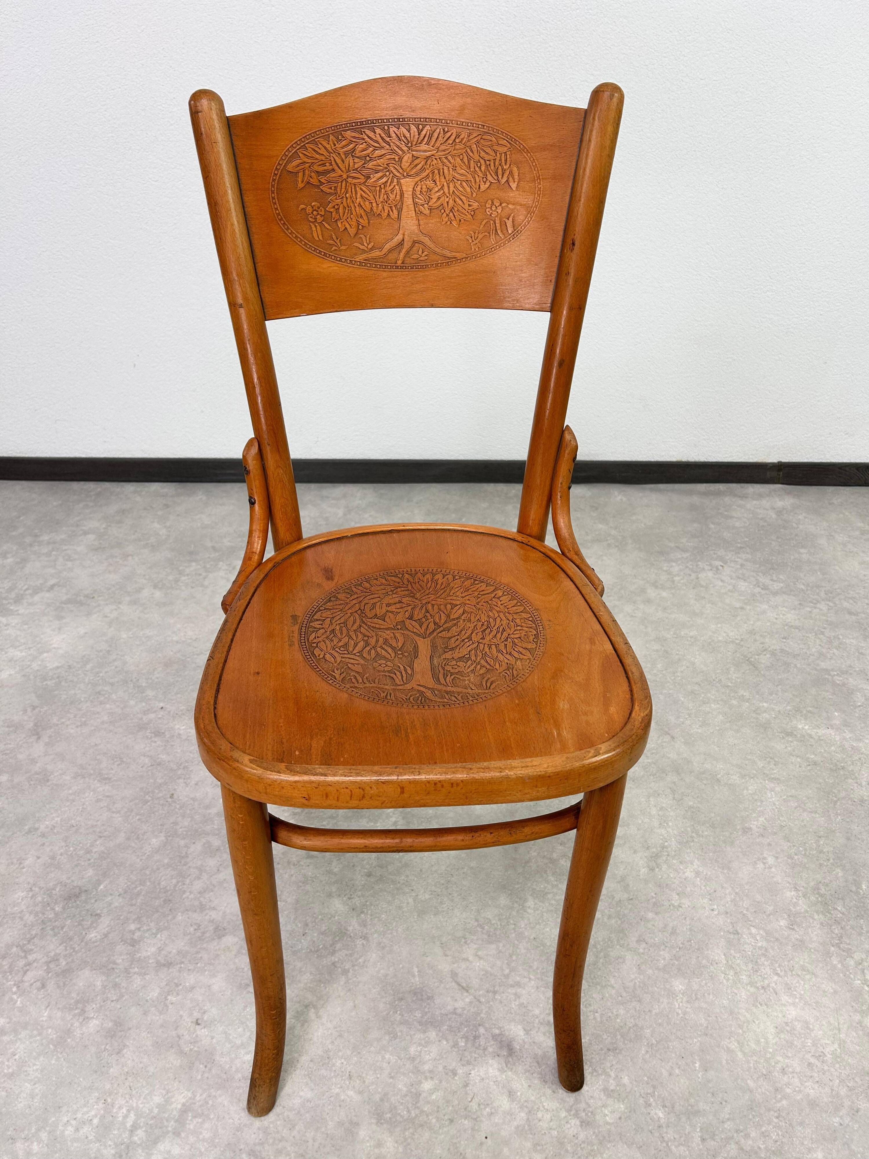 Bentwood dining chairs by Thonet
