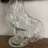 Zoomorphic carafe, vintage rooster carafe