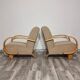 Art Deco Lounge Chairs from Jindřich Halabala, 1950s, Set of 2