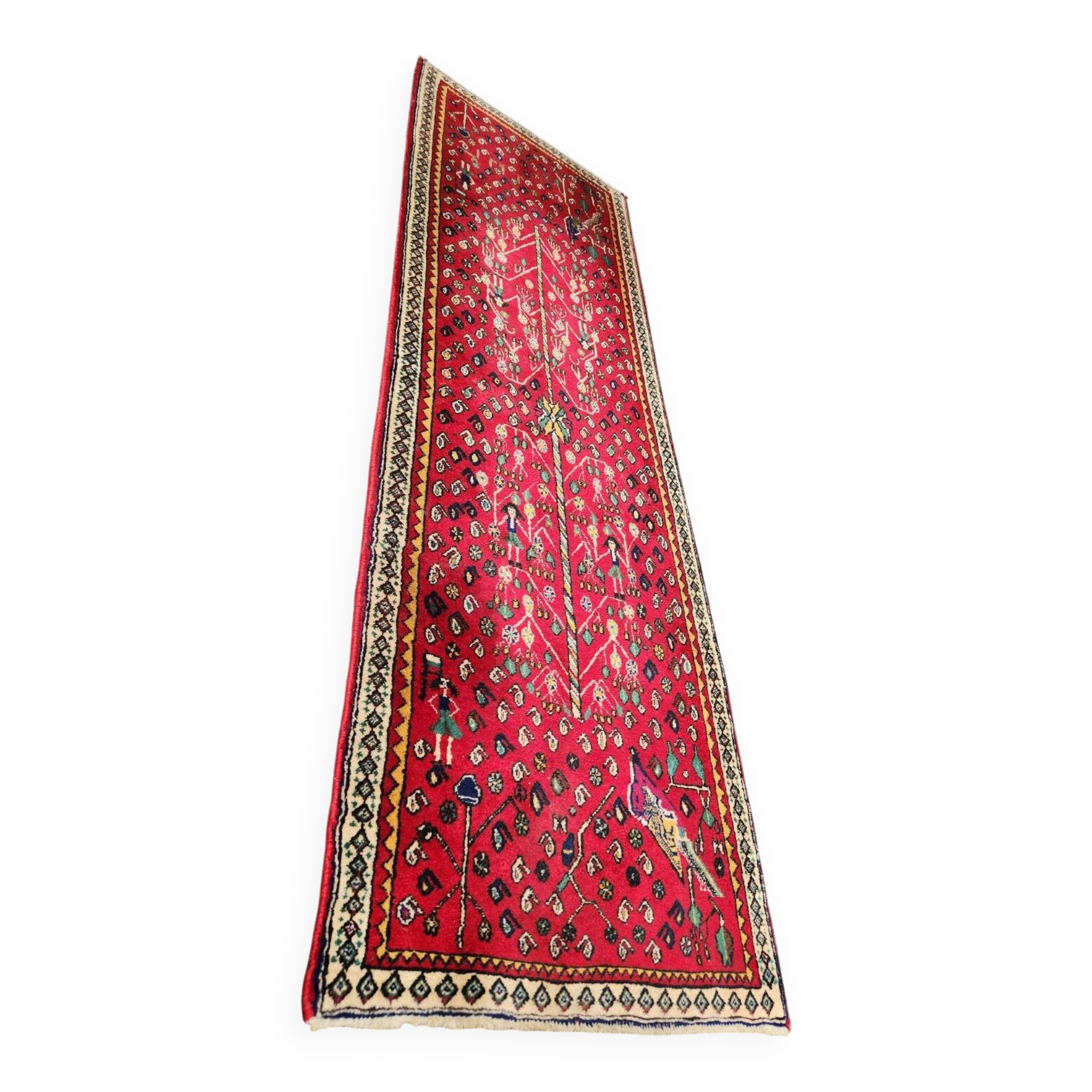 Old Persian hallway carpet