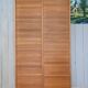 Double curtain cabinet
