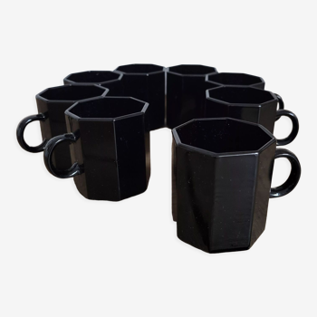 Tasses à café Arcopal noires