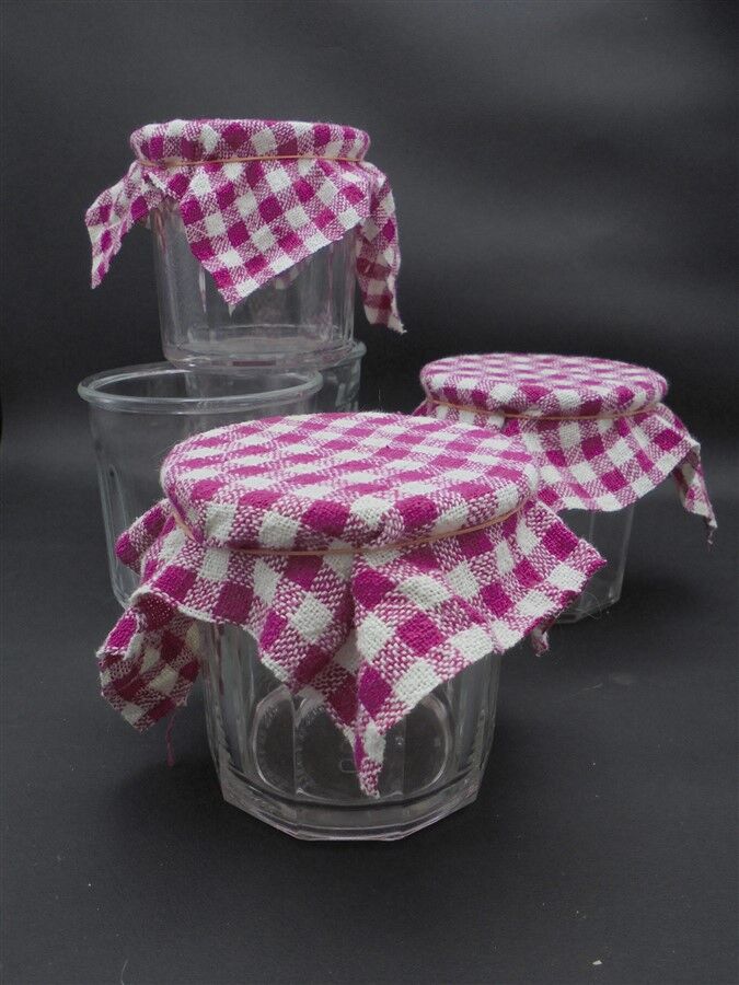 Lot de 5 bocaux à confiture