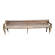 19th-century church pew, 245 cm long