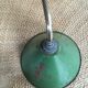 Enamelled sheet metal wall light