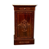 Bedside of the period Charles X in marquetry XIXth