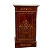 Bedside of the period Charles X in marquetry XIXth