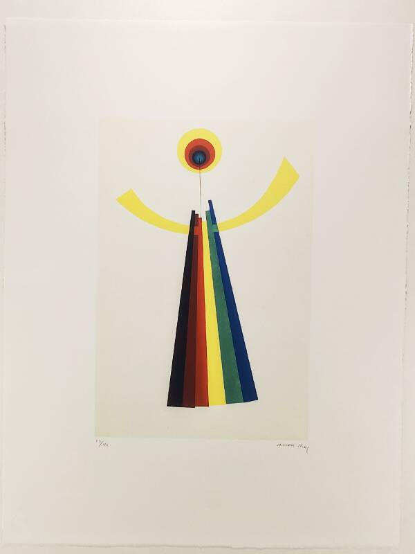1970s Man Ray Limited Edition Lithograph.