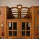 Cabinet en chêne Art Nouveau, années 1930