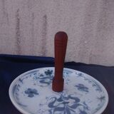 Cake tray in Quimper keraluc earthenware diam 27 cm