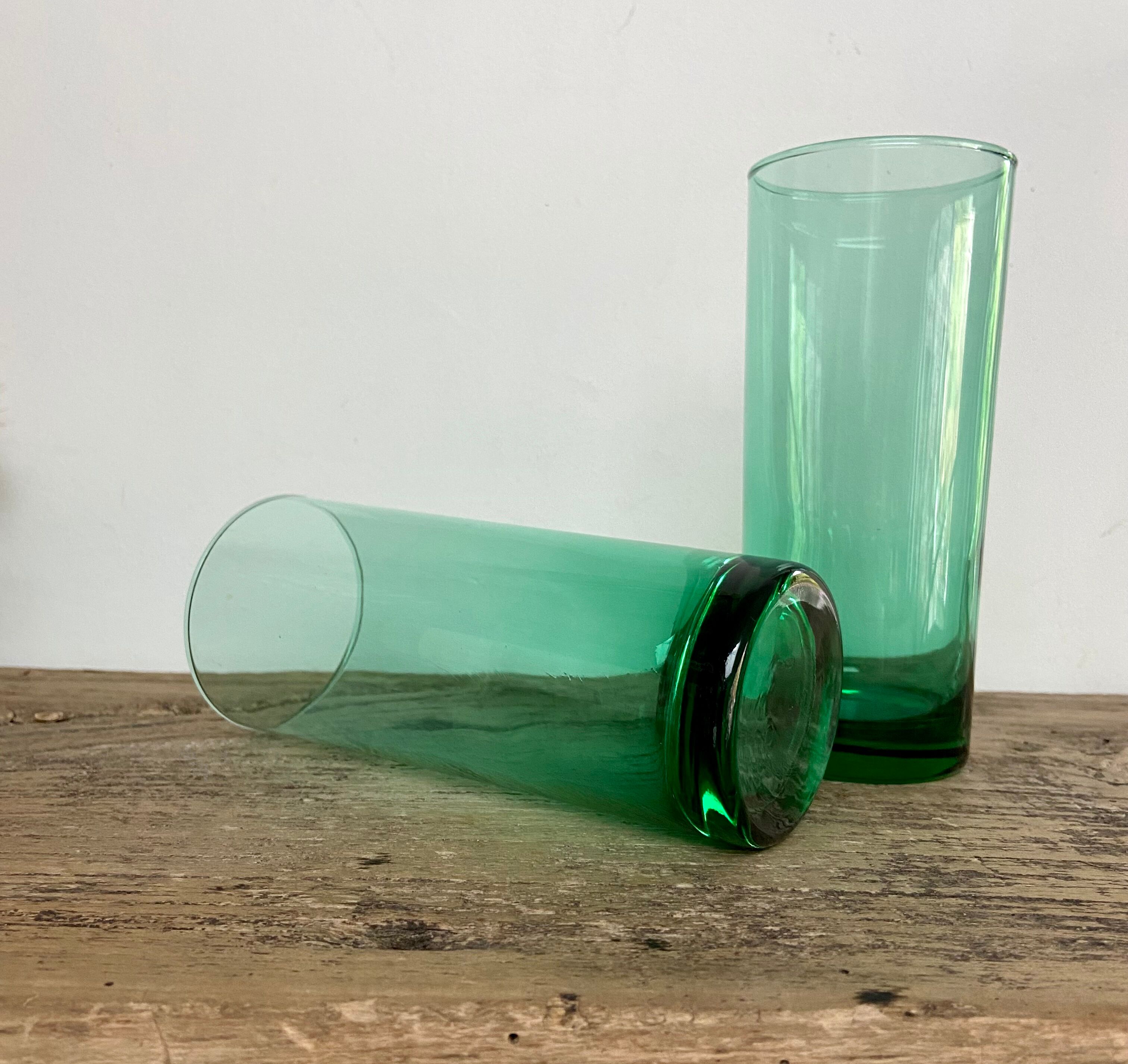 6 vintage luminarc France “long drink” glasses