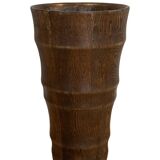 Vintage umbrella holder wooden basket storage 1960 minimalist design