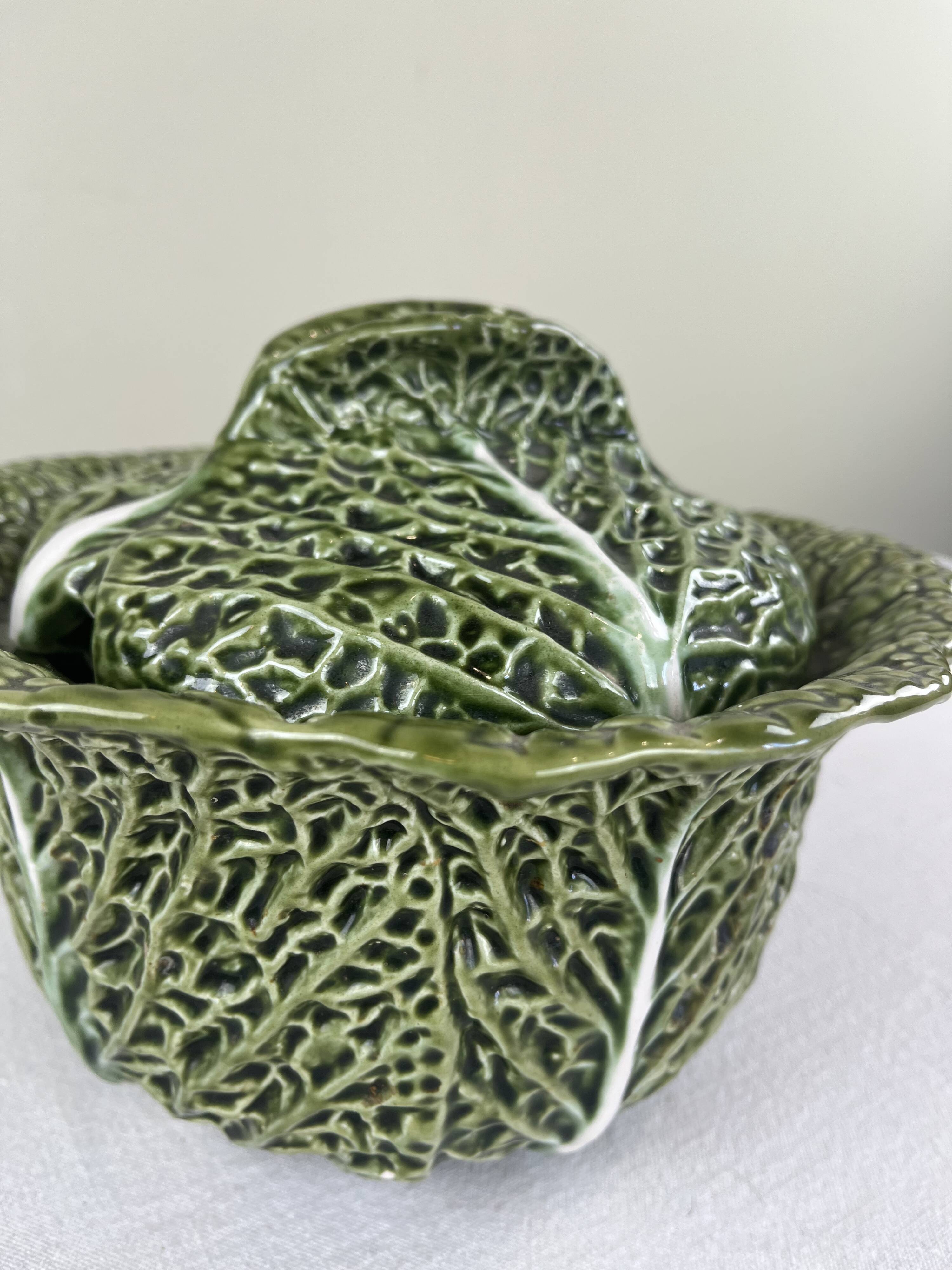 Portuguese cabbage soup tureen