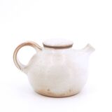 Stoneware teapot by Jeanne and Norbert Pierlot, 1960s ceramic