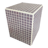 Lilac ceramic cube