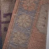 Tapis vintage turc de oushak tissé à la main 125x198 cm