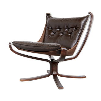 Fauteuil Sigurd Ressell "Falcon Chair" pour Vatne Mobler
