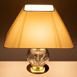 Crystal Ball Table lamp Hollywood Regency Germany 1970s