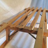Traditional vintage wooden sled