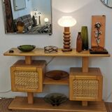 Vintage wooden furniture console from the 70s