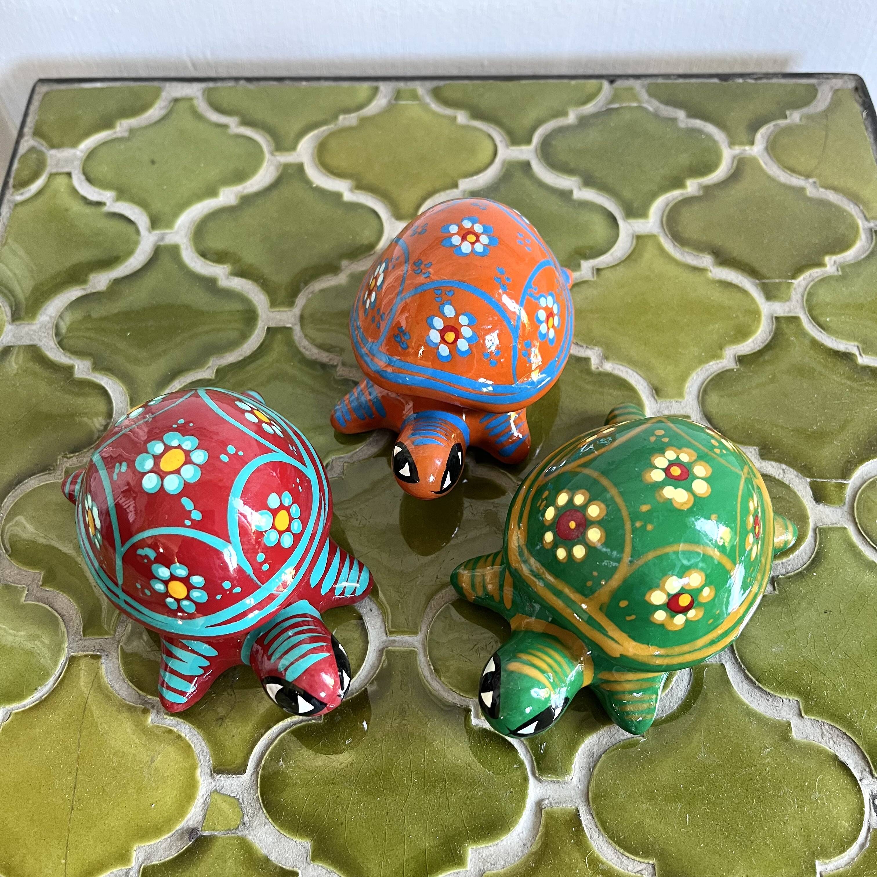 Ceramic turtles Mexican crafts