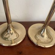 Set of 4 brass candle holders from Villeroy & Boch 45 to 21cm