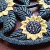 Vintage cast iron trivet