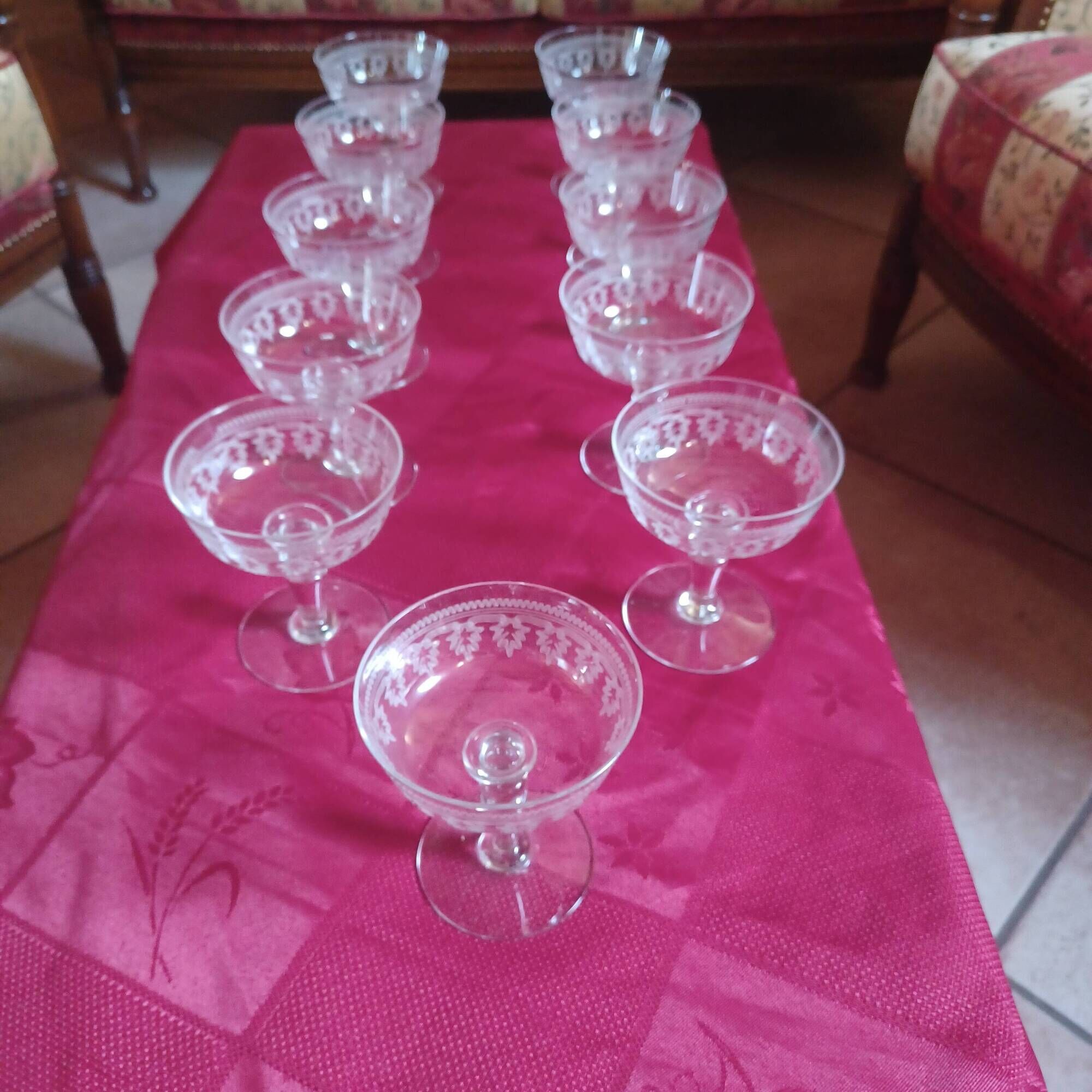 Champagne coupe baccarat