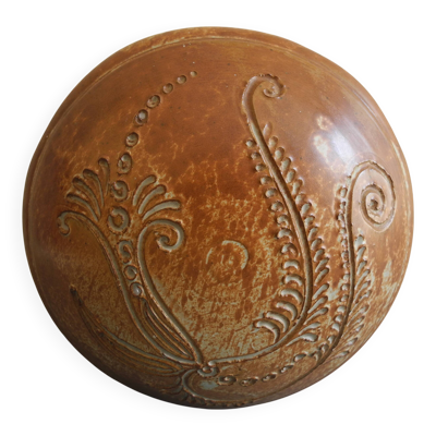 ancienne bouquetière murale pièce unique vintage ceramic wall vase