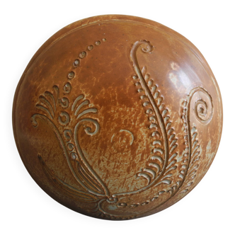 vintage ceramic wall vase unique piece old bouquet holder