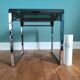 Side table / end of canape in plexiglass vintage design