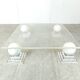 Marble sphere coffee table by Roche Bobois, 1980s